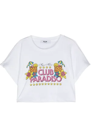 Msgm Camiseta con estampado gráfico