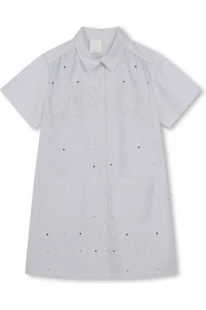 Givenchy Vestido camisero con logo bordado