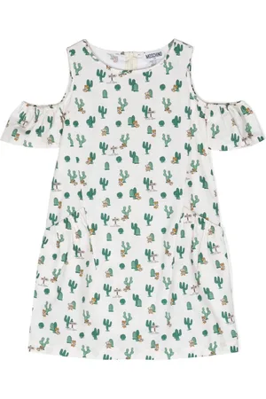 Moschino Vestido con estampado cactus