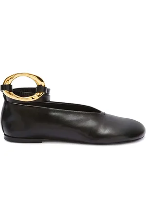 Jil Sander Bailarinas con detalle de anilla