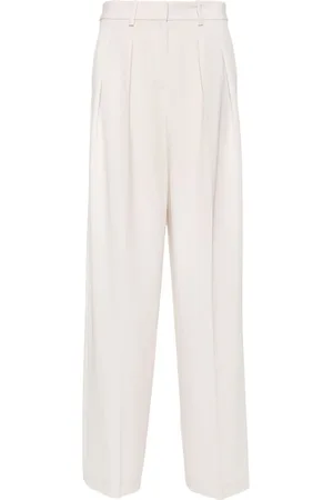 THEORY Pantalones palazzo con pliegues