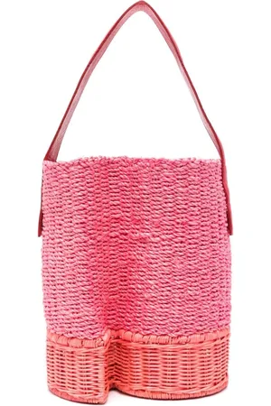 SACAI Bolso bombonera entretejido