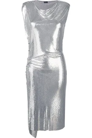 Paco rabanne Vestido midi drapeado