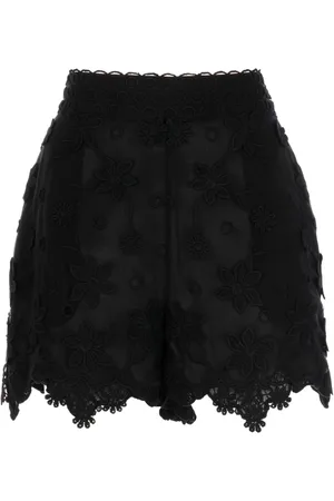 Elie saab Pantalones cortos con bordado floral