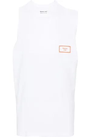 MARTINE ROSE Camiseta de tirantes con logo