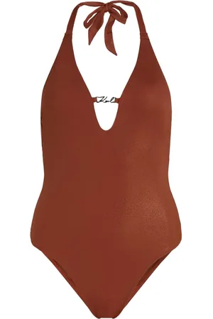 Karl Lagerfeld Bañador Signature con purpurina