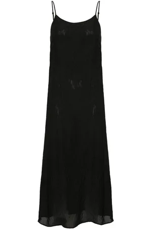 UMA WANG Vestido midi fruncido