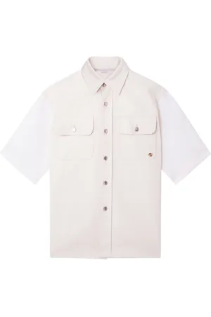 Stella McCartney Camisa Utility vaquera de manga corta