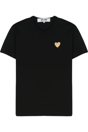 Comme des Garçons Camiseta con parche de corazón
