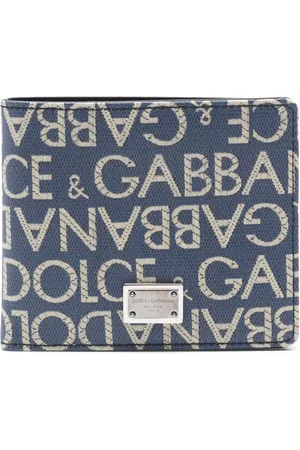Dolce & Gabbana Cartera con logo en jacquard