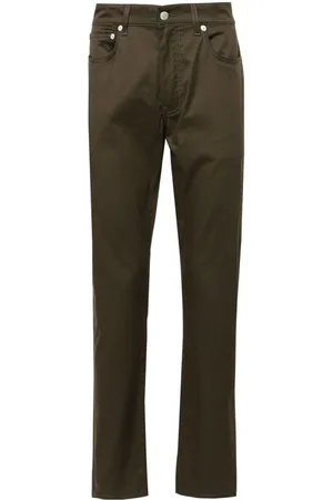 Dunhill Pantalones slim con costuras en contraste