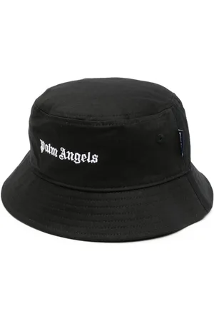 Palm Angels Sombrero de pescador con logo bordado