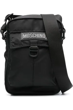 Moschino Bolso de hombro con apliques del logo