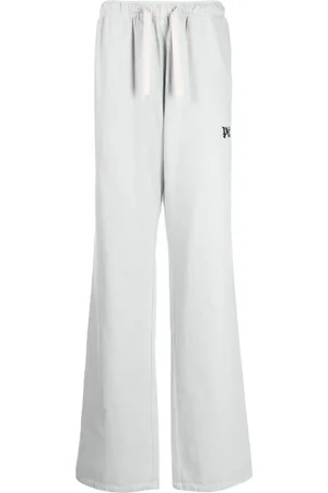 Palm Angels Pantalones de chándal con logo bordado