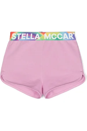 Stella McCartney Bermudas con logo estampado