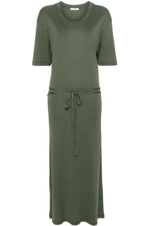 LEMAIRE Vestido camisero largo con cinturón