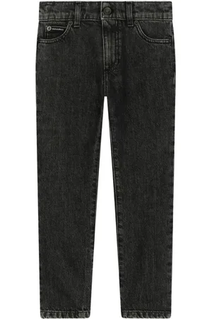 Dolce & Gabbana Vaqueros skinny con placa del logo