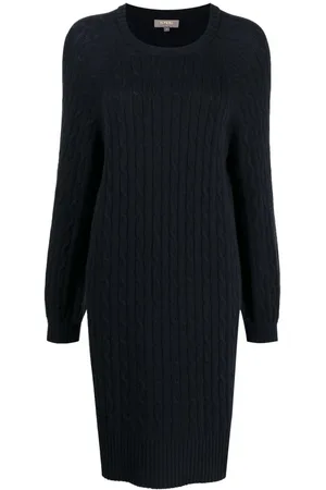 N.PEAL Vestido de punto de ochos