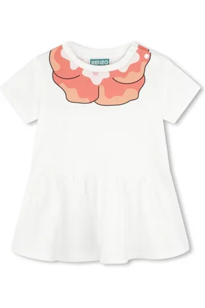 Kenzo Vestido corto con estampado gráfico