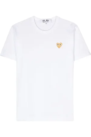 Comme des Garçons Camiseta con parche de corazón