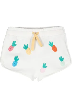 Stella McCartney Pantalones cortos con piña bordada