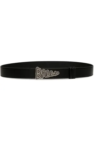 Bally Cinturón con placa del logo