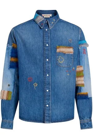 Marni Camisa vaquera bordada