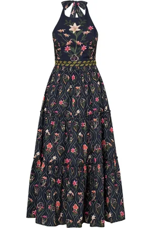Agua by Agua Bendita Vestido midi Consuelo Pacífico