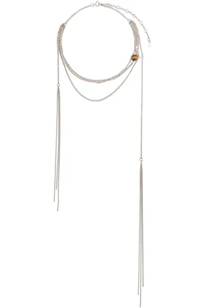 Courrèges Collar Stone con múltiples cadenas