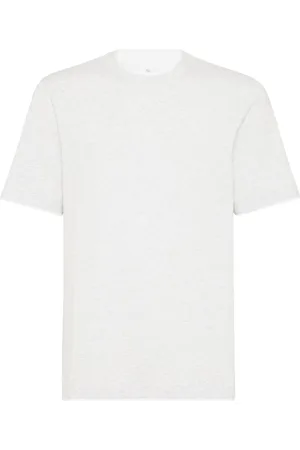 Brunello Cucinelli Camiseta con efecto de melange