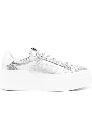 Salvatore Ferragamo Zapatillas con efecto metalizado