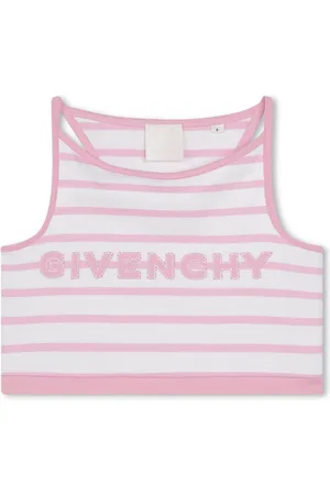 Givenchy Top corto con logo bordado