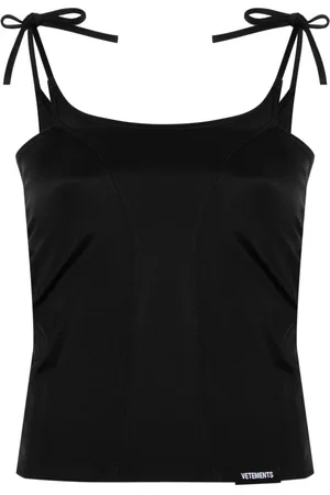 Vetements Top sin mangas con aberturas