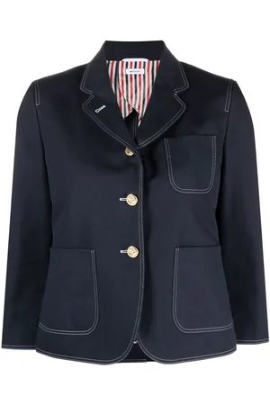 Thom Browne Chaqueta corta con parche