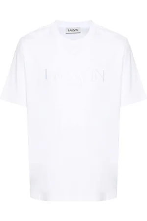 Lanvin Camiseta con logo bordado