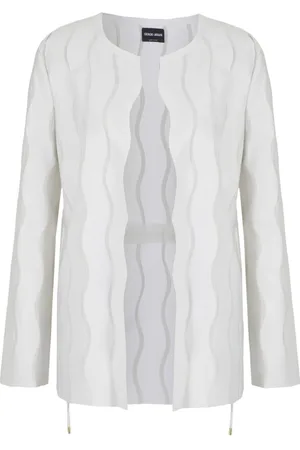 Giorgio Armani Chaqueta con cuello redondo