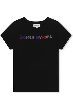 Sonia Rykiel Enfant Camiseta con aplique del logo