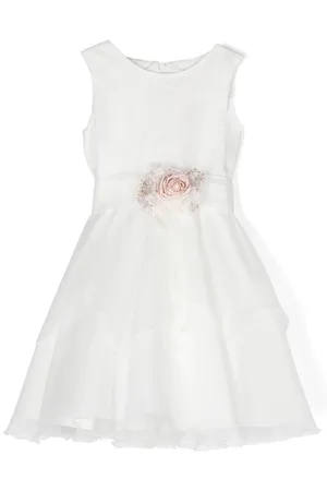 Mimilù Vestido acampanado con broche floral