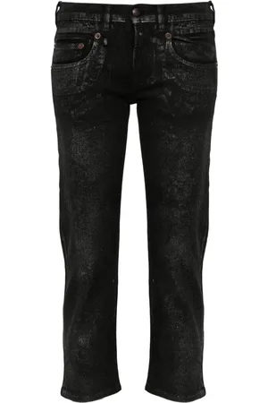 R13 Vaqueros rectos estilo capri