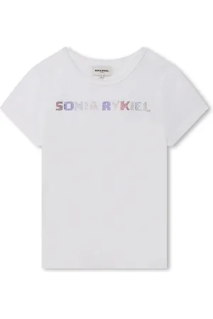 Sonia Rykiel Enfant Camiseta con aplique del logo