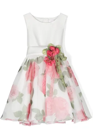 Mimilù Vestido acampanado con estampado floral