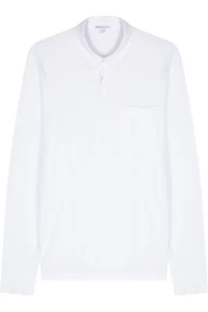 James Perse Polo de tejido jersey de manga larga