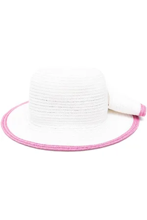 MONNALISA Sombrero de verano con aplique floral