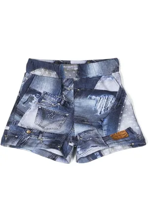 Chiara Ferragni Pantalones cortos con estampado de patchwork