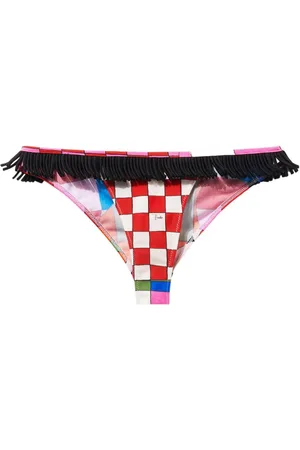 Puccini Bragas de bikini a cuadros