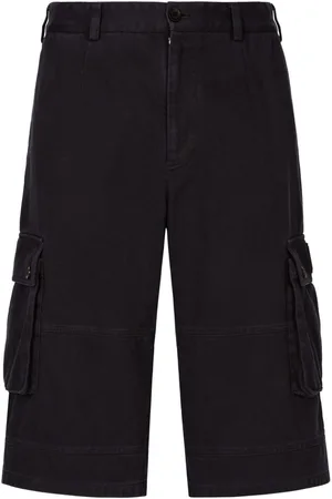 Dolce & Gabbana Bermudas cargo con aplique del logo