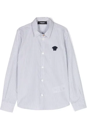 VERSACE Camisa Medusa Head a rayas