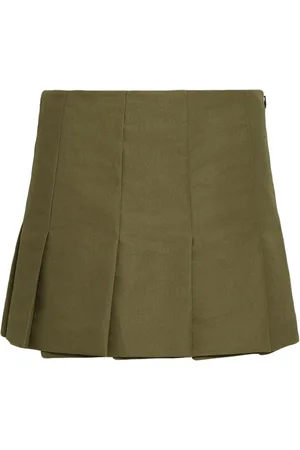 Prada Minifalda con logo triangular