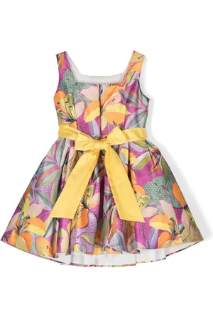 COLORICHIARI Vestido con estampado floral