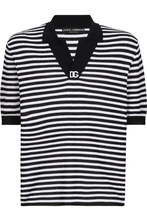 Dolce & Gabbana Polo con motivo de rayas
